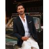 imagePJ PAUL JONES Mens Blazer Jackets Lightweight Casual Suits Stylish Sport Jacket for MenBlack