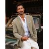 imagePJ PAUL JONES Mens Blazer Jackets Lightweight Casual Suits Stylish Sport Jacket for MenKhaki