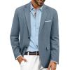 imagePJ PAUL JONES Mens Blazer Jackets Lightweight Casual Suits Stylish Sport Jacket for MenLight Blue