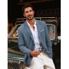 imagePJ PAUL JONES Mens Blazer Jackets Lightweight Casual Suits Stylish Sport Jacket for MenLight Blue