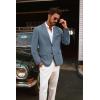 imagePJ PAUL JONES Mens Blazer Jackets Lightweight Casual Suits Stylish Sport Jacket for MenLight Blue