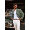 imagePJ PAUL JONES Mens Blazer Jackets Lightweight Casual Suits Stylish Sport Jacket for MenLight Green