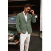 imagePJ PAUL JONES Mens Blazer Jackets Lightweight Casual Suits Stylish Sport Jacket for MenLight Green