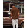 imagePJ PAUL JONES Mens Casual Knit Polo Shirt Short Sleeve Collared Stretchy Golf ShirtsCoffee