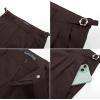 imagePJ PAUL JONES Mens Linen Dress Pants Casual Slim Fit Expandable Wasit Pleated Front Work TrousersCoffee