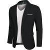 imagePJ PAUL JONES Mens Blazer Jackets Lightweight Casual Suits Stylish Sport Jacket for MenBlack