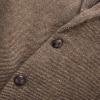 imagePJ PAUL JONES Mens Blazer Herringbone Tweed Sport Coats Two Button Wool Blend Formal JacketDark Coffee