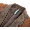imagePJ PAUL JONES Mens Blazer Herringbone Tweed Sport Coats Two Button Wool Blend Formal JacketDark Coffee