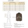 imagePJ PAUL JONES Mens Blazer Herringbone Tweed Sport Coats Two Button Wool Blend Formal JacketDark Coffee