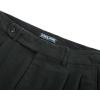 imagePJ PAUL JONES Men Vintage Tweed Pants Herringbone Pleated Suit TrousersGreen