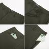 imagePJ PAUL JONES Mens Golf Pants Work Dress Comfy Pants Casual Slacks Trousers with Zip PocketsArmy Green