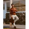 imagePJ PAUL JONES Mens Golf Pants Work Dress Comfy Pants Casual Slacks Trousers with Zip PocketsBeige