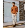 imagePJ PAUL JONES Mens Golf Pants Work Dress Comfy Pants Casual Slacks Trousers with Zip PocketsBeige