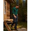 imagePJ PAUL JONES Mens Golf Pants Work Dress Comfy Pants Casual Slacks Trousers with Zip PocketsDark Blue