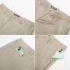 imagePJ PAUL JONES Mens Golf Pants Work Dress Comfy Pants Casual Slacks Trousers with Zip PocketsKhaki