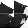 imagePJ PAUL JONES Mens Linen Dress Pants Casual Slim Fit Expandable Wasit Pleated Front TrousersBlack