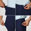imagePJ PAUL JONES Mens Stretch Golf Pants Quick Dry Lightweight Casual Pants with PocketsNavy