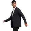 imagePJ PAUL JONES Mens Cardigan Sweater Shawl Collar Button Down Knit Blazer Jacket KnitwearBlack