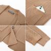 imagePJ PAUL JONES Mens Cardigan Sweater Shawl Collar Button Down Knit Blazer Jacket KnitwearKhaki B