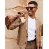 imagePJ PAUL JONES Mens Cardigan Sweater Shawl Collar Button Down Knit Blazer Jacket KnitwearKhaki B