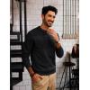 imagePJ PAUL JONES Mens Sweater Casual Crew Neck Pullover Textured Knit SweatersBlack