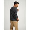 imagePJ PAUL JONES Mens Sweater Casual Crew Neck Pullover Textured Knit SweatersDark Gray