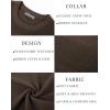 imagePJ PAUL JONES Mens Sweater Casual Crew Neck Pullover Textured Knit SweatersGrey Brown