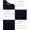 imagePJ PAUL JONES Mens Sweater Casual Crew Neck Pullover Textured Knit SweatersNavy Blue