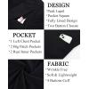 imagePJ PAUL JONES Mens Blazer Casual Sport Coats Regular Fit Two Button Suit Jacket Lightweight Sports JacketBlack With Square
