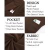imagePJ PAUL JONES Mens Blazer Casual Sport Coats Regular Fit Two Button Suit Jacket Lightweight Sports JacketBrown With Square