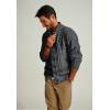 imagePJ PAUL JONES Mens Cardigan Sweaters Stand Collar Long Sleeve Cable Knit Button Down SweaterDark Grey