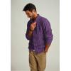 imagePJ PAUL JONES Mens Cardigan Sweaters Stand Collar Long Sleeve Cable Knit Button Down SweaterDeep Purple