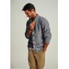 imagePJ PAUL JONES Mens Cardigan Sweaters Stand Collar Long Sleeve Cable Knit Button Down SweaterGrey