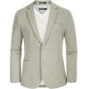 imagePJ PAUL JONES Mens Casual Knit Blazer Suit Jackets Two Button Lightweight Unlined Sport CoatGrey Green