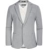 imagePJ PAUL JONES Mens Casual Knit Blazer Suit Jackets Two Button Lightweight Unlined Sport CoatLight Grey