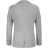 imagePJ PAUL JONES Mens Casual Knit Blazer Suit Jackets Two Button Lightweight Unlined Sport CoatLight Grey