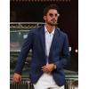 imagePJ PAUL JONES Mens Casual Sport Coats Two Buttons Lightweight Business Sport BlazerBluea