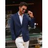 imagePJ PAUL JONES Mens Casual Sport Coats Two Buttons Lightweight Business Sport BlazerBluea