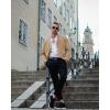 imagePJ PAUL JONES Mens Casual Sport Coats Two Buttons Lightweight Business Sport BlazerKhaki