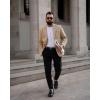 imagePJ PAUL JONES Mens Casual Sport Coats Two Buttons Lightweight Business Sport BlazerKhaki