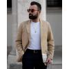 imagePJ PAUL JONES Mens Casual Sport Coats Two Buttons Lightweight Business Sport BlazerKhaki