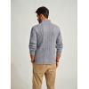 imagePJ PAUL JONES Mens Full Zipper Cardigan Casual Stand Collar Cardigan Sweater Ribbed Knit Long Sleeve SweaterLight Gray