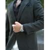 imagePJ PAUL JONES Mens Herringbone Blazer Vintage Tweed Wool Blend Sport Coat JacketDark Green32