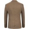 imagePJ PAUL JONES Mens Herringbone Tweed Blazer British Wool Blend Sport Coat JacketCoffee