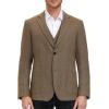 imagePJ PAUL JONES Mens Herringbone Tweed Blazer British Wool Blend Sport Coat JacketCoffee