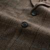 imagePJ PAUL JONES Mens Herringbone Tweed Blazer British Wool Blend Sport Coat JacketDark Brown