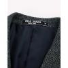 imagePJ PAUL JONES Mens Herringbone Tweed Blazer British Wool Blend Sport Coat JacketDark Bule2