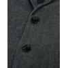 imagePJ PAUL JONES Mens Herringbone Tweed Blazer British Wool Blend Sport Coat JacketDark Bule2