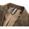imagePJ PAUL JONES Mens Herringbone Tweed Blazer British Wool Blend Sport Coat JacketKhaki Plaid