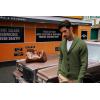 imagePJ PAUL JONES Mens Shawl Collar Cardigan Sweaters Knit Textured Sweater Button Down CardigansArmy Green